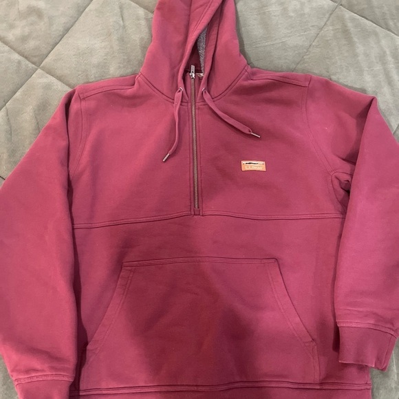 L.L. Bean Other - L.L. Bean Men's Maroon Zip-Up Sweater